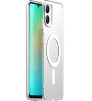 Teknomoda Samsung Galaxy A06 Kılıf Magsafe Uyumlu Manyetik Şeffaf Silikon Kapak