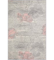 Eliana Home Baskılı, Yıkanabilir Kaymaz Taban Salon Halısı LNA1418 100x150 cm (Pembe)