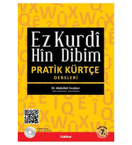 Ez Kurdi Hin Dibim - Pratik Kürtçe Dersleri - Abdullah Incekan 9789944360470 (Krem)