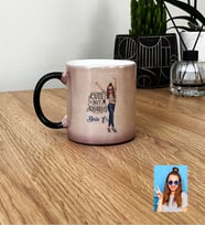 Kişiye Özel Karikatürlü Cute But Aquarius Kova Burcu Kupa Bardak Doğum Günü Hediyesi