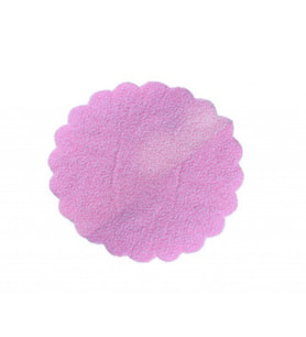 Organze karlı 20cm pembe p100-