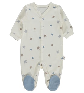 Civil Baby Yıldız Empirme 1-9 AY Tulum - Ekru