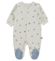 Civil Baby Yıldız Empirme 1-9 AY Tulum - Ekru