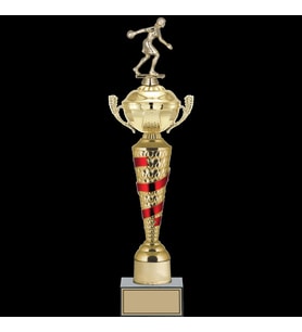 ODAK KUPA - Figürlü Kupalar - Bowling Kadın Figürlü Kupalar FG-078 B - 52 cm