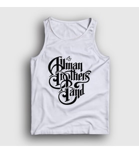 Presmono Unisex Beyaz Logo The Allman Brothers Band Atlet 465900tt (Beyaz)