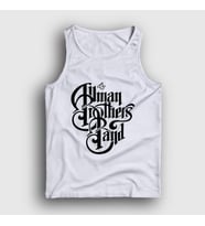 Presmono Unisex Beyaz Logo The Allman Brothers Band Atlet 465900tt (Beyaz)