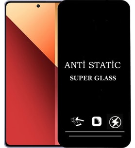 Xiaomi Redmi Note 13 Pro Anti Statik Ekran Koruyucu Toz Tutmayan Kırılmaz Cam