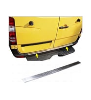 VW Crafter Krom Arka Tampon Üstü Koruma 2006-2016 Arası  P. Çelik
