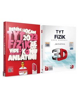 Benim Hocam 2023 TYT Fizik Konu ve 3D Soru Bankası Seti 2 Kitap