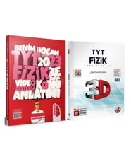 Benim Hocam 2023 TYT Fizik Konu ve 3D Soru Bankası Seti 2 Kitap