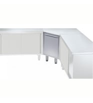 Electrolux Professional Çarpar Kapılı Köşe Tip Alt Dolap - 1000 Mm - Modular Line TEAP7