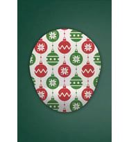 Yılbaşı Temalı Bilek Destekli Mouse Pad