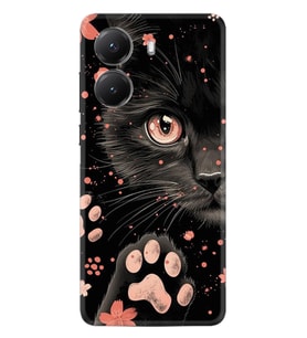 Xiaomi Poco X7 Pro Kılıf Boutique Baskılı Resimli Kara Kedi Pcode -085