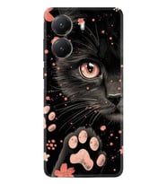 Xiaomi Poco X7 Pro Kılıf Boutique Baskılı Resimli Kara Kedi Pcode -085