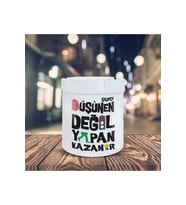 Kişisel Gelişim Motivasayon Baskılı Küllük Seramik Kül Tablası-9