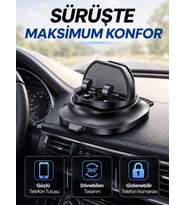 Araç İçi Telefon Tutucu Gizlenebilir Telefon Numaralı Katlanabilir Telefon Standı