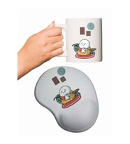 Keyif Düşkünü Baskılı Mouse Pad + Kupa Bardak Mug