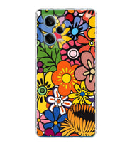 PrintiFy Xiaomi Redmi Note 12 Pro 5G ile Uyumlu 1mm Slim Fit Retro Colors 2 Baskılı Şeffaf  Kılıf