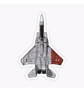 Jet Savaş Uçağı  Araba leptop için Sticker Yapıştırması 20Cm z1