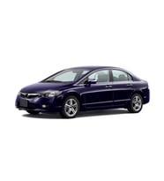 Honda Civic 2006-2011 Sedan Paslanmaz Çelik Krom Cam Çıtası 6 Parça