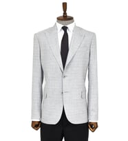 Desenli Slim Fit Gri Erkek Ceket - Wessi
