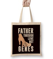 Father Through Love Papa Dad Daddy Stepdad Poppa Husband Bez Çanta Uzun Saplı