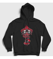 Presmono Unisex Siyah Civil War Guns N' Roses Kapüşonlu Sweatshirt 56512tt