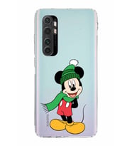 Xiaomi  Mi Note 10 Lite  Kamera Korumalı Kapak Mickey Mouse Tasarımlı Şeffaf  Kılıf