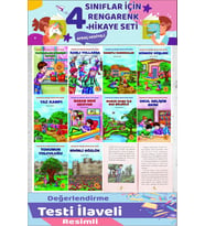 4.Sınıf Okumayı Sevdiren 10 lu Hikaye Seti 6 (80 Sayfa)