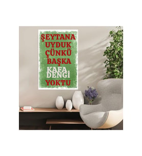 Ahşap Retro Mdf Poster , Komik Sözler , Duvar Yazıları , Manzara ,  Tarih , Edebiyat - Tbl0387