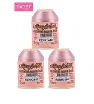 3 Adet Altınbaşak Oya ve Dantel İpi 20 gr - Royaleks - No: 440