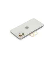 İphone 12 Renkli Kamera Lens Koruma Cam - Sarı-turuncu