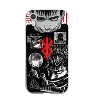 Iphone XR Uyumlu Berserk Anime Tasarımlı Şeffaf Telefon Kılıfı