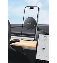 Hepu HP-A38 Magsafe Araç İçi Telefon Tutucu - Tesla/Merkezi Ekran Uyumlu, 360 Dönebilir Güçlü Mıknat
