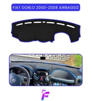 FIAT DOBLO (2000-2008) AIRBAGSIZ Torpido Örtüsü Güneşten Korur Kolay Montaj Tam Uyum TB5