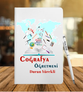 Coğrafya Öğretmenlerine Özel Defter Kalem Seti