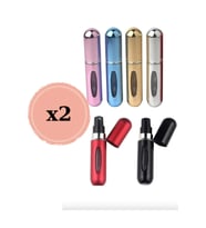 2 Adet Parfüm Şişesi Taşınabilir Mini Doldurulabilir  Atomizer Parfüm Şişeleri 