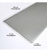Alüminyum Kapı Eşik Parke Profili 11 Cm Dilatasyon Profili 100 Cm Uzunluğunda