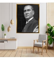 ÇERÇEVELİ ATATÜRK TABLO S93
