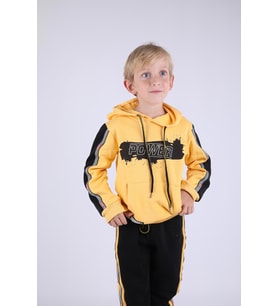 Nexactive Kız Erkek Çocuk Alt Üst 2'li Spor Eşofman Takım 50041-50072 (Sarı)