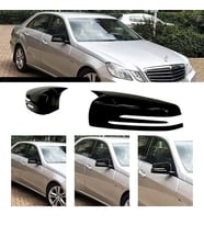 Mercedes E W212 Batman Yarasa Ayna Kapağı Piona Black ABS 2009-2016