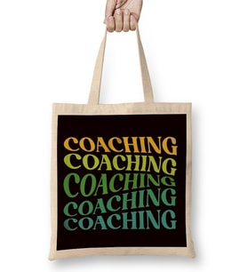 Coaching Coach Mentor Trainer Mindset Influencer Blogging Bez Çanta Uzun Saplı
