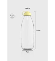 Renga Milky 1000 ml Cam Şişe 181009 Fuşya (Sarı)