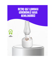 Retro Gaz Lambası Görünümlü Ledli Buhar Püskürtücü Aroma Difüzör