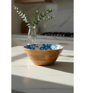 Mango Agacı Sunum Servis Kasesi & Dekoratif Kase 25 Cm Desenli