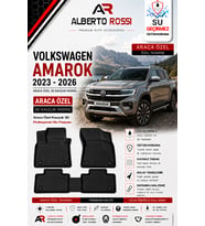 VOLKSWAGEN AMAROK 2023 - 2026 Araca Özel Kauçuk 3D Profesyonel Oto Paspası