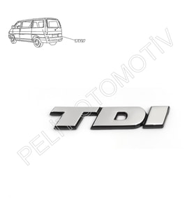 Transporter T4 (1995-2004) Bagaj Kapak TDI Yazı 701853675B