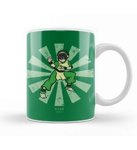 Avatar The Last Airbender Toph Retro Japanese Avatar Kupa Bardak Porselen