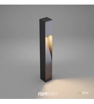 Bollard Alüminyum Led Çim Üstü Bahçe Aydınlatması 75 Cm