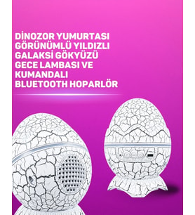 Bluetooth Hoparlör Özellikli 7 Renkli Gece Aydınlatması (Çok Renkli)